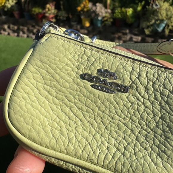 Coach Mini Nolita Bag Charm in Lime - Picture 4 of 4